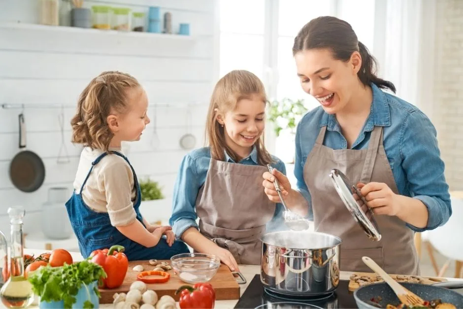 Receta divertida para cocinar con tu hijo 2 Revista Digital mamas360 Embarazo y Maternidad