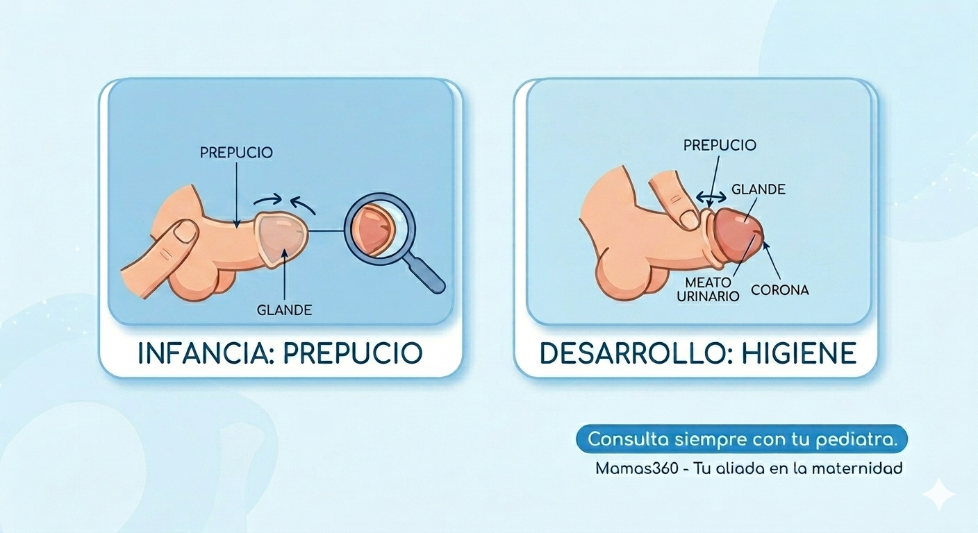 Higiene del pene del bebé recién nacido - Mamas360
